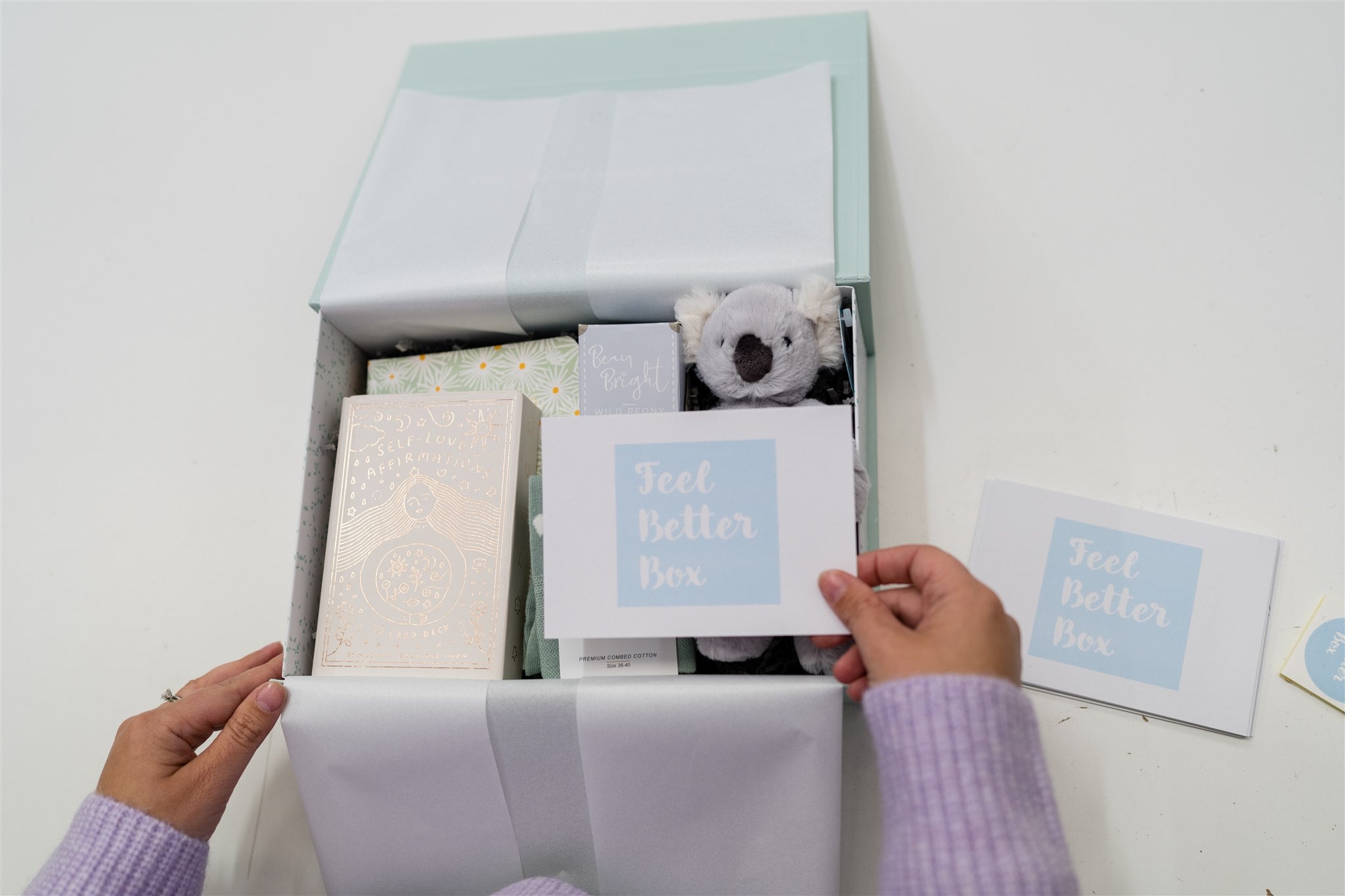 Kind words from kind people – Feel Better Box