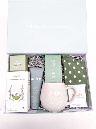 'Me Time' Care Package - Green - Feel Better Box