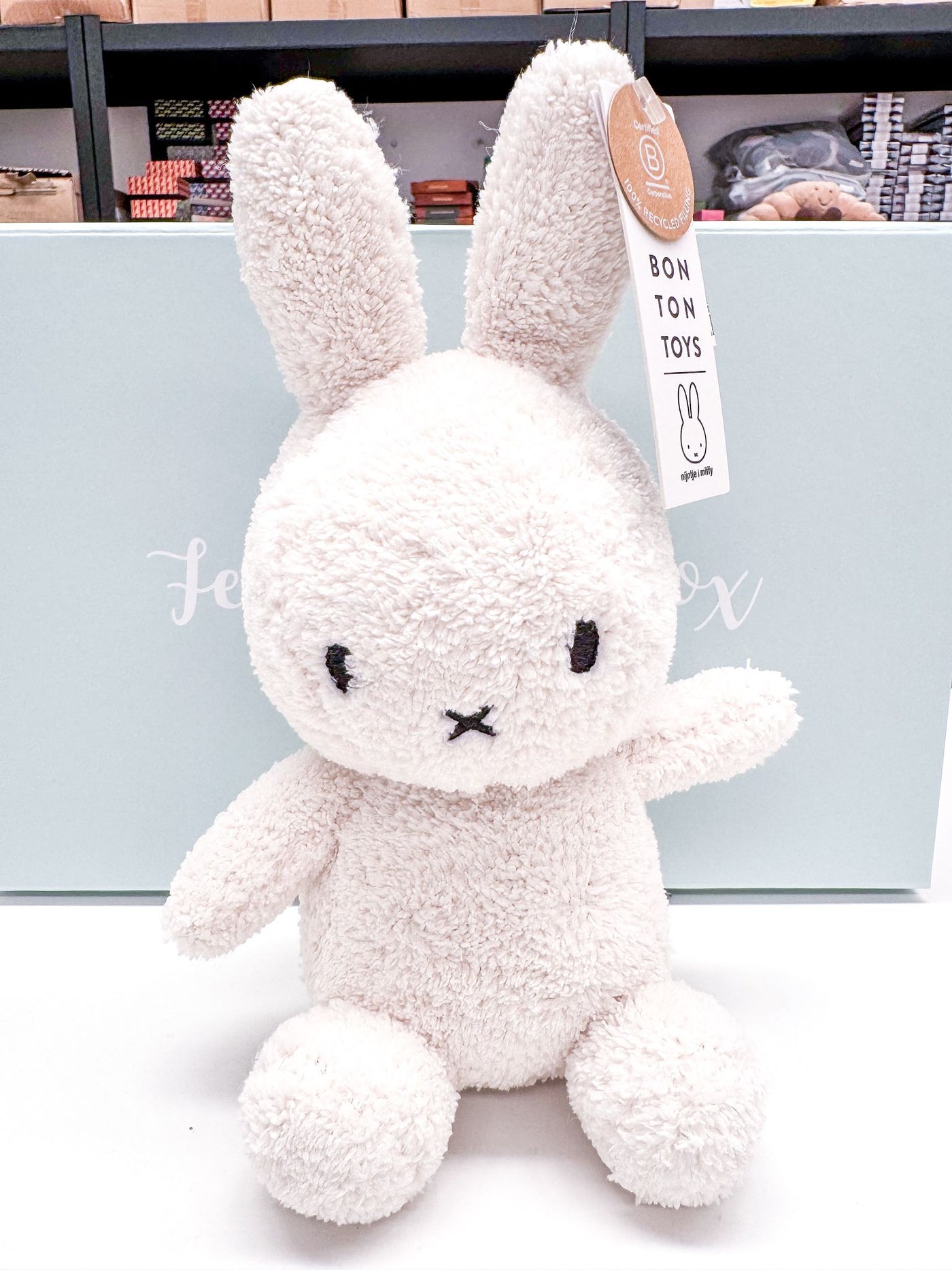 Miffy Sitting Terry Cream 23cm - Feel Better Box
