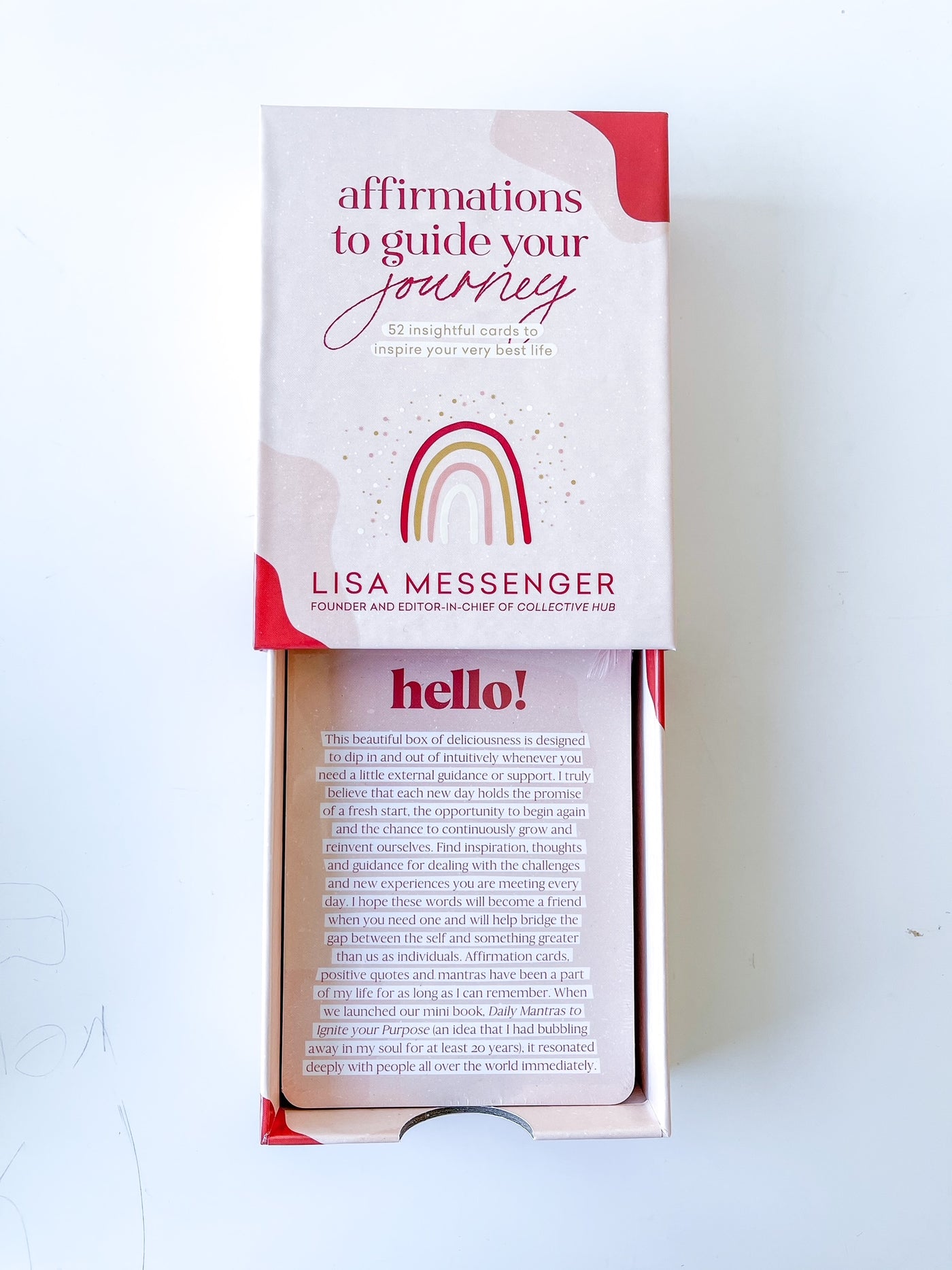 Affirmations to Guide Your Journey Box Card Set