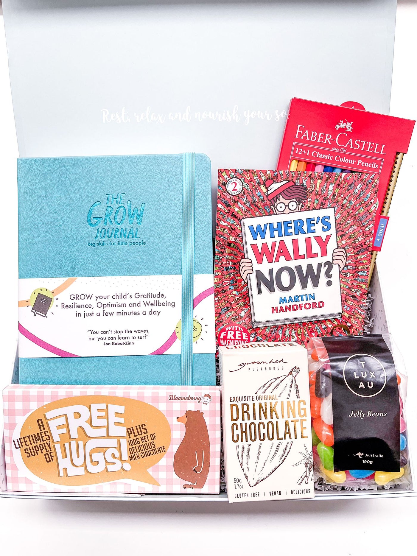 Child's well-being care package - 8 to 13 years - feel better box