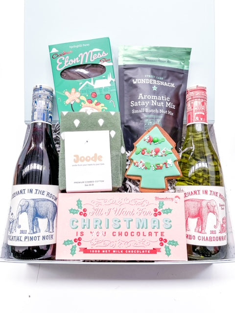 Food and Wine Christmas Hamper - Feel Better Box