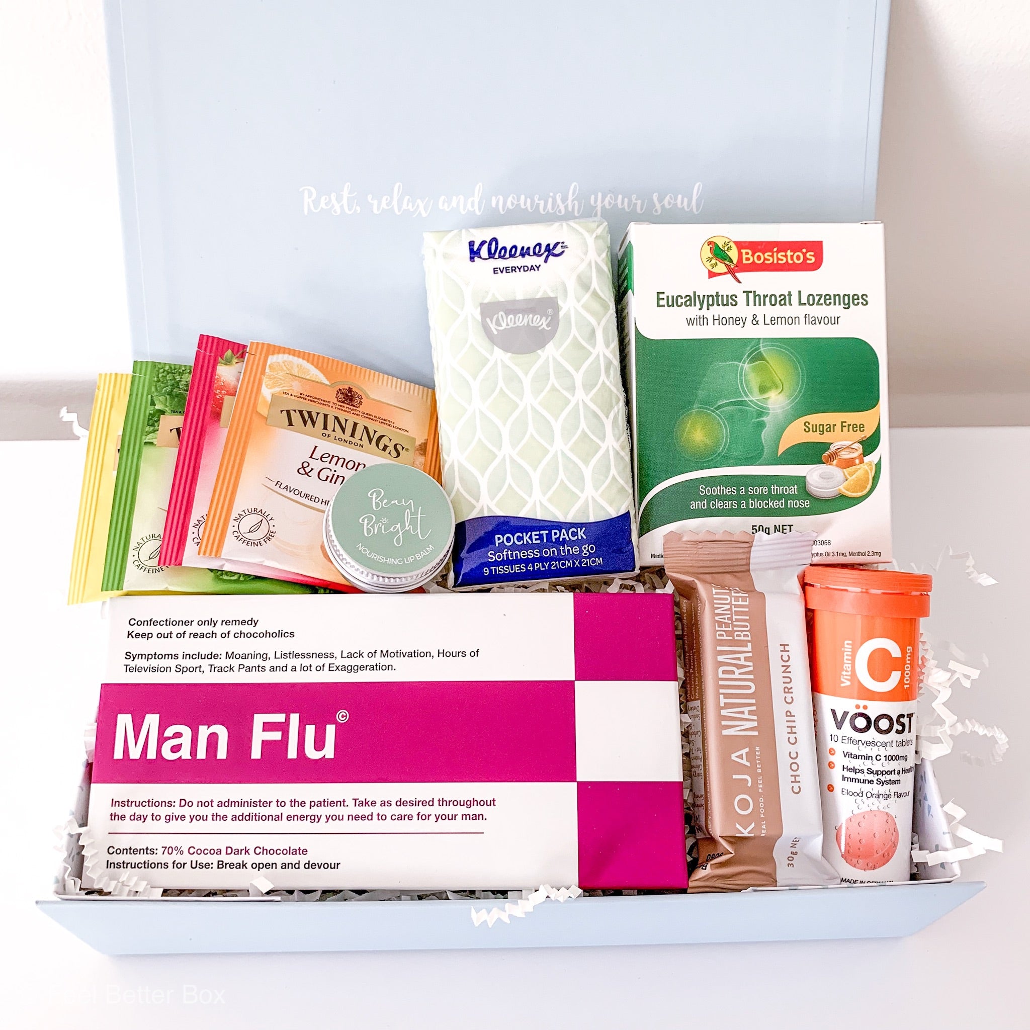 Man Flu Kit - Care Package Ideas For Boyfriend - Express Posted – Feel  Better Box